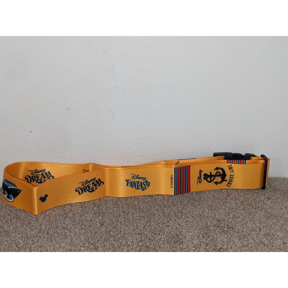 Disney Cruise Line Wish Wonder Fantasy Magic & Dream Adjustable Luggage Strap